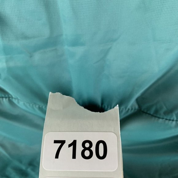 Alpine Design Puffer Vest Jacket Women's XS Teal Full Zip Shortie Quilted 7180 - Picture 8 of 8